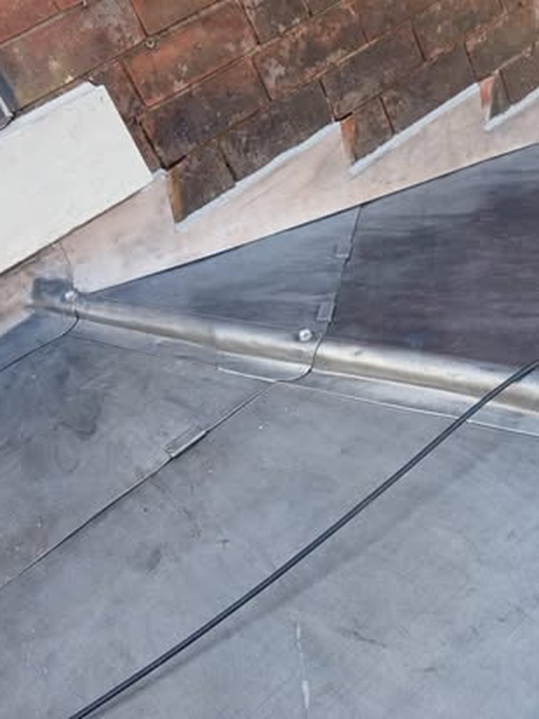 Leadwork example two after repair by K. Wright Roofing Services