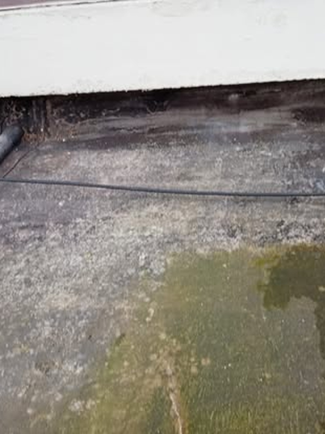 Leadwork example one before repair by K. Wright Roofing Services